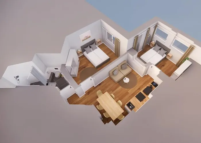 Hamburg City Apartment For 7